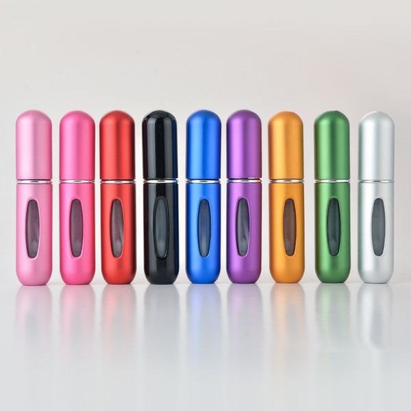 

5ml portable storage bottles refillable perfume bottle with spray scent pump empty cosmetic containers bottle storage bottles for travel