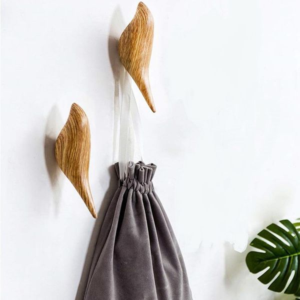 

3d creative wall decoration coat hooks single hooks bird mural bedroom door wall hanger for key hook/towel hook/bathrobes