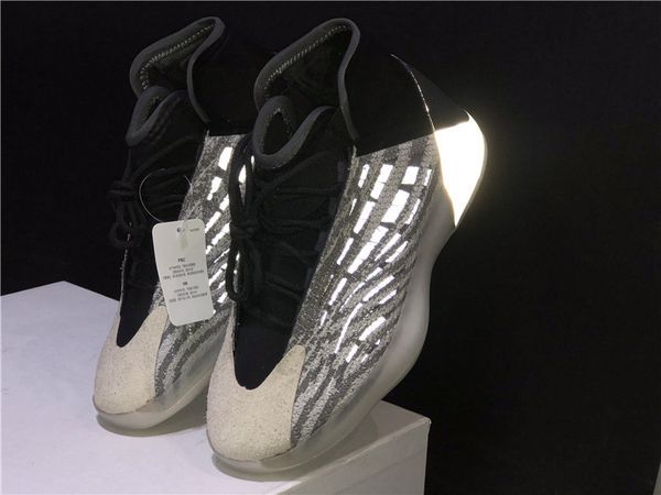 

2020 box stock x quantum alien 3m reflective static zebra designer basketball shoes v3 alien triple black white running sports trainers