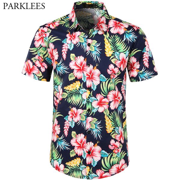 camisa hawaiana hombre