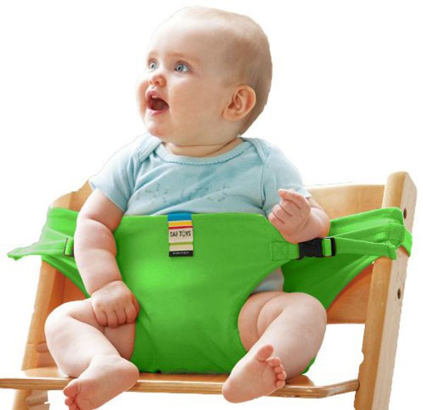 

baby chair portable seat dining lunch chair seat safety belt stretch wrap feeding harness baby