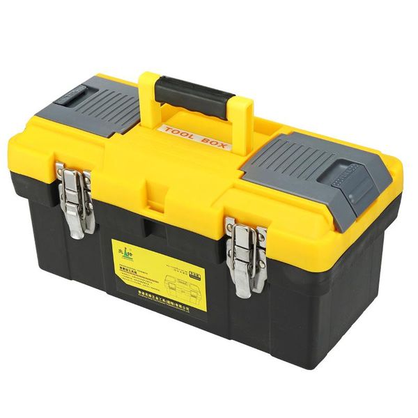 

toolbox home vehicle maintenance hand-held art portable hardware storage box repair tool case