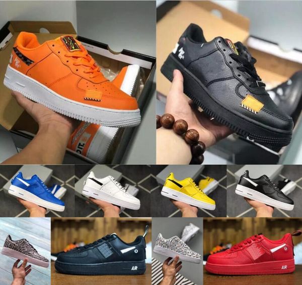 

2019 forces men women low cut one 1 shoes white black dunk skateboarding shoes classic af fly trainers high knit air designer sneakers