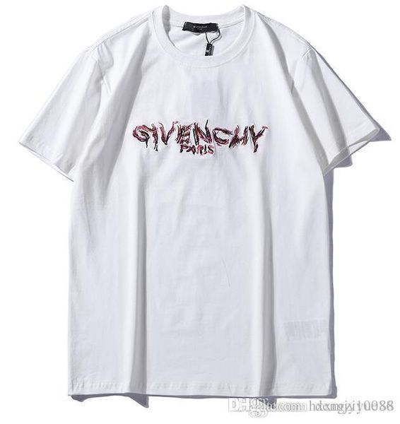 

2019 Мужские Дизайнерские Футболки Летние Случайные Мужские Женские Шеи С Круглым