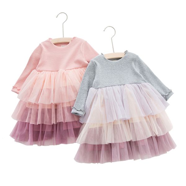 

новый 2019 девочка принцесса платье с длинным рукавом платье первый день рождения ребенка девушка осени новорожденных бальные платья одежда, Red;yellow