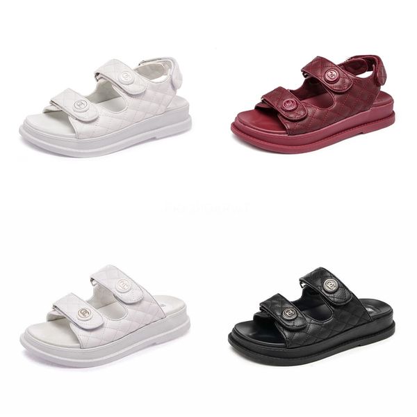 

women bohemia print flip flops fashion flat sandals female pu cross tied sandals vintage summer casual beach shoes ladies 0#654, Black