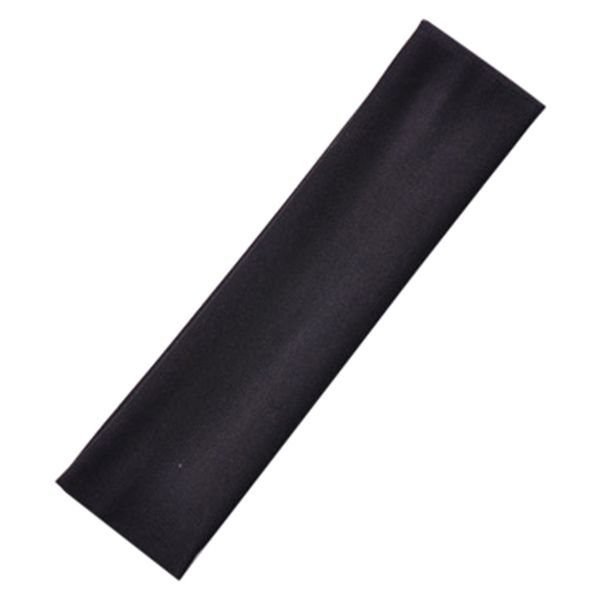 

1 шт unisex спорт sweatband твердого быстросохнущих оголовий женщины людей йога диапазон волосы упругого hairbands черного пот группа # t10