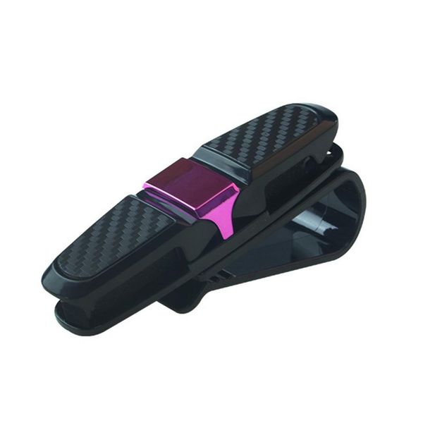 

auto sun visor general abs sunglasses fastener holder clip gold, rose red, silver, gray car glasses clip