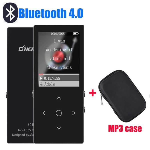 

16gb mp4 player with bluetooth 1.8 inch hd screen touch button mp3 player lossless hifi sound audio music player with fm radio