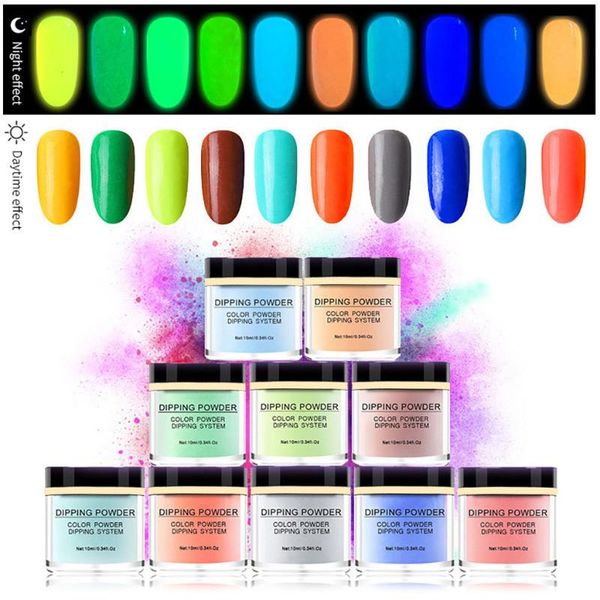 

3шт игристого погружения ногтей пудра набор блеск dip порошок ногти светящийся dip порошки гвозди яркие без лампы cure украшения, Silver;gold