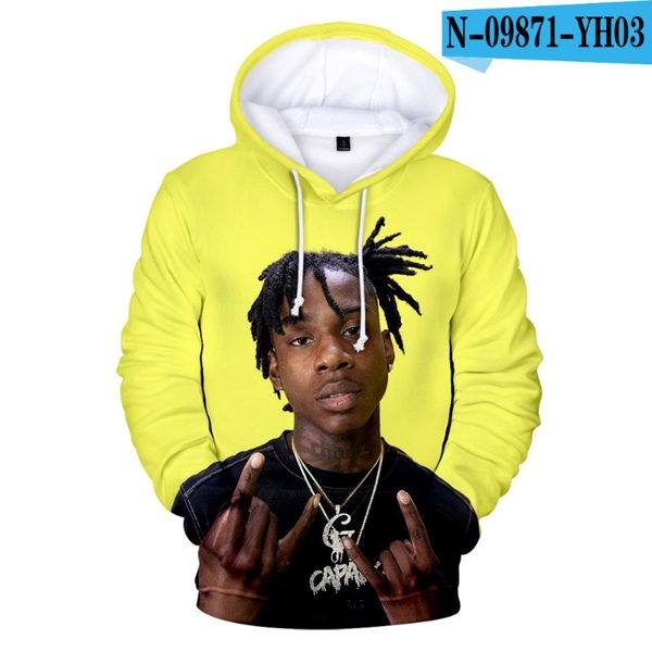 

oversized hoodies hip hop rapper g taurus tremani bartlealbum 3d hoodie sweatshirt men/women harajuku clothing pullovers, Black