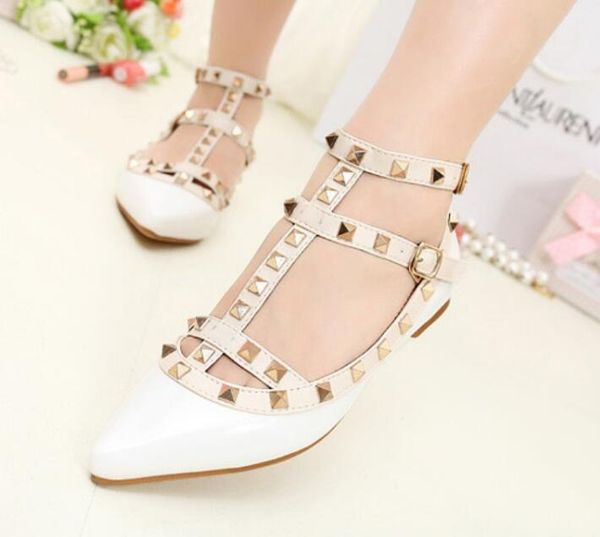 

Fashion Women Driving Shoes metal button heel Dress Shoes Soft leather wedding shoes Flats Loafers Ladies Sexy High Heels Size 35-42
