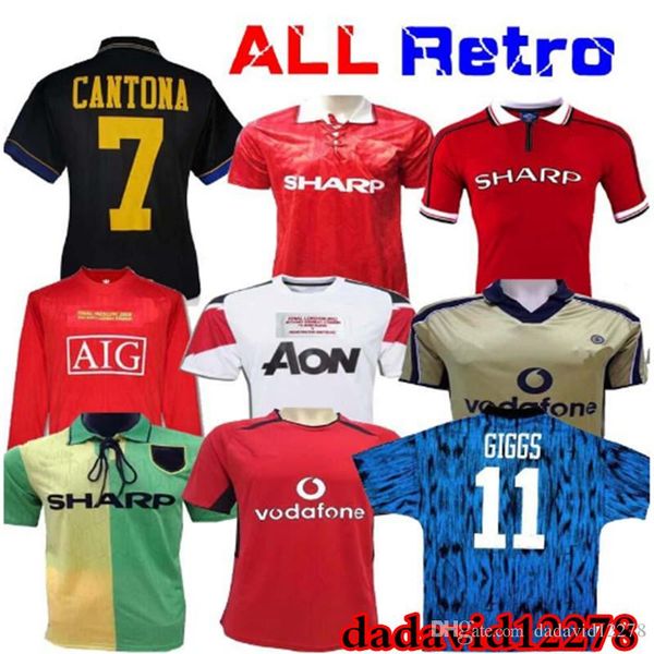 

Retro ver ion 2002 united centenary 100 occer jer ey v ni telrooy football gigg chole bekham ronaldo 98 99 cantona keane 2008 1994