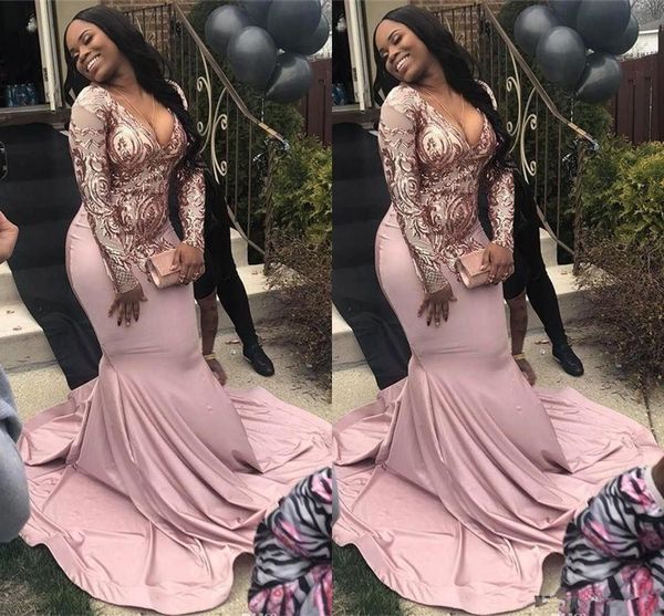 

новые черные девушки с длинными рукавами вечерние платья африканский торжественная одежда с длинными рукавами платье выпускного вечера плюс, Black;red