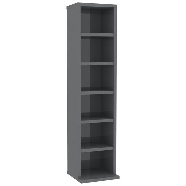

shiny gray cd door closet 21x16x88 cm living room furniture