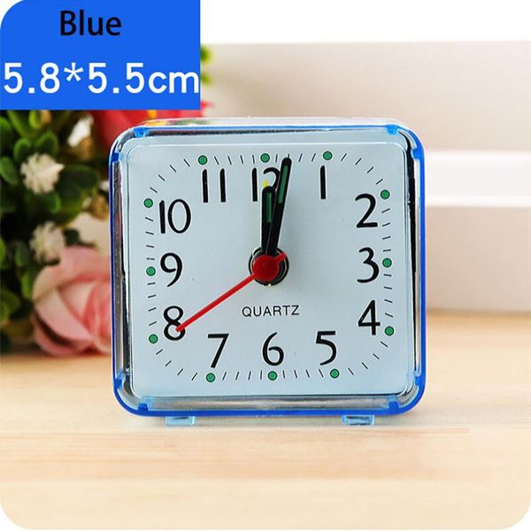 

square small bed compact travel quartz beep alarm clock cute portable august15
