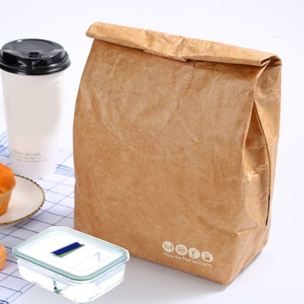 

paper lunch bag environmentally friendly reusable insulated kraft paper aluminium film bag c55, Blue;pink