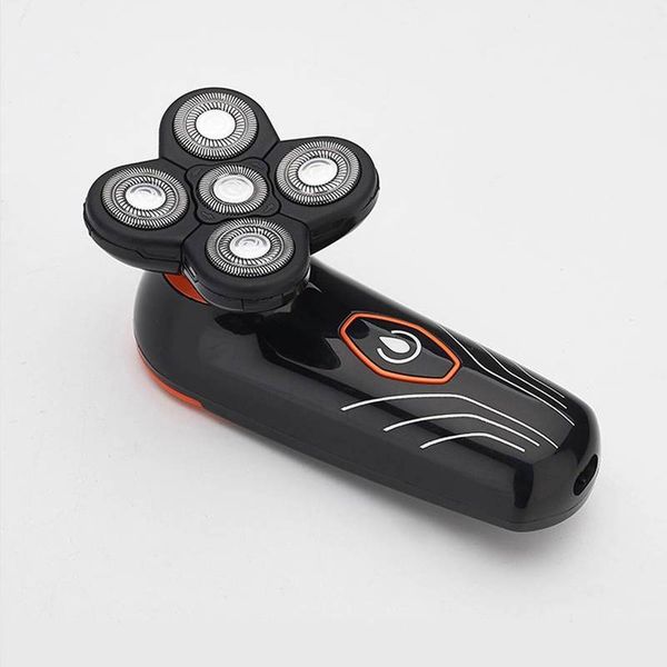

electric shaver 5 heads floating blade razor men beard trimmer bald head shaver waterproof washable rechargeable hair clipper