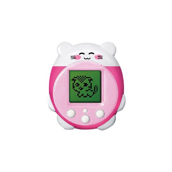 

cute video game e-pet toy game machine sounding color screen display portable virtual cyber pet game console for kids