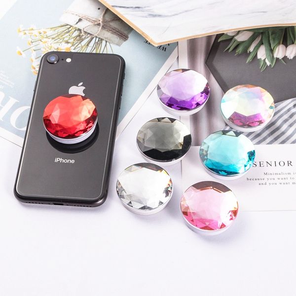 

crystal diamond cell phone holder glitter for smart phone quicksand phone stand tablets support for iphone 9 x plus samsung galaxy