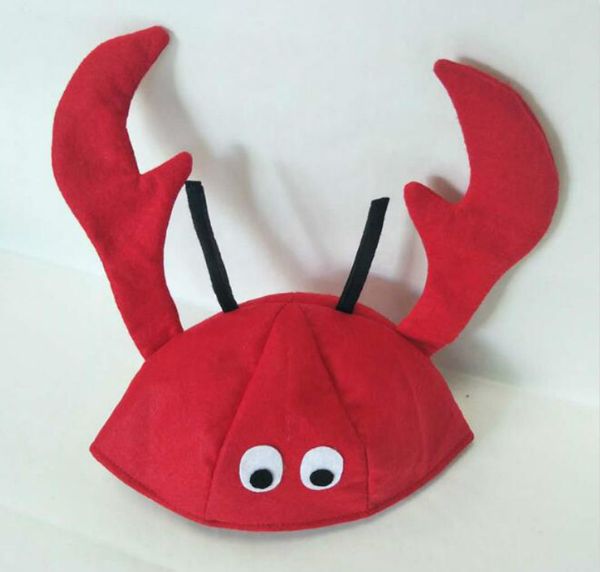 

selling hollween funny crab party hat red lobster crab sea animal hat costume accessory child cap gift, Silver