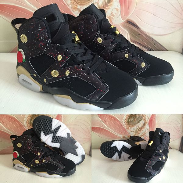 

с коробкой) оптового новые ботинки 6 cny мужчин обувь для баскетбола 6s китайский новый год sneaker спортивная обувь размер us 7-13