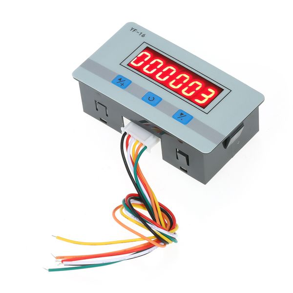 

digital counter module dc/ac5v~24v hour meter mini calculator electronic totalizer with npn and pnp signal interface
