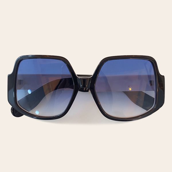 

2020 new men's oversized square sunglasses frame women's gradual fashion leading the trend uv400 sunshade glasses high quality