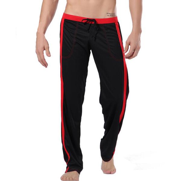 

pajamas hombre sleepwear men underwear pajama trousers loose pants thermal lounge underwear homme pyjamas home pants men trouser, Black;brown