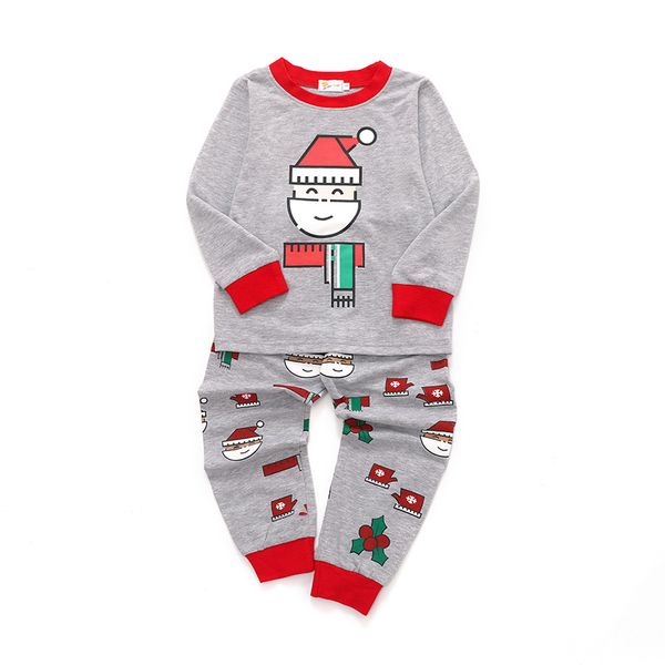 

christmas pajamas for kids baby boy sleepwear set cute santa t shirt pants suit 2pcs christmas outfits girl set pj's set