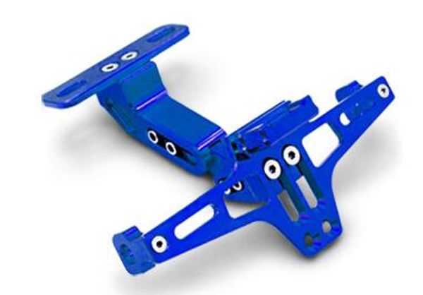 

led motocycle light rear tail license plate frame for bws r25 r3 mt03 msx blue