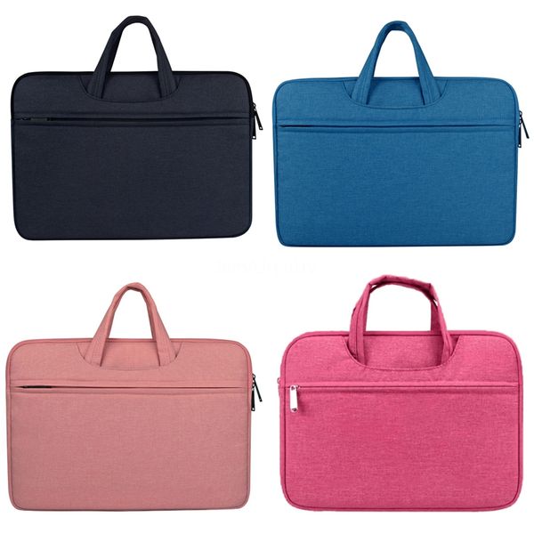 

fashion wool felt lapsleeve bag notebook handbag case for macbook air pro retina 11 12 13 15 lenovo asus hp lapliner bag sh190924 #48