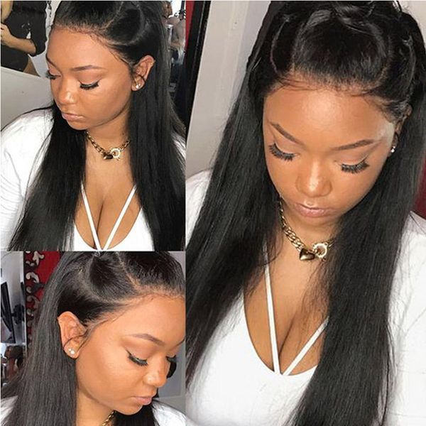 

Malay iay human hair wig for black women malay ian ilk traight lace frontal wig with baby hair full lace human hair wig