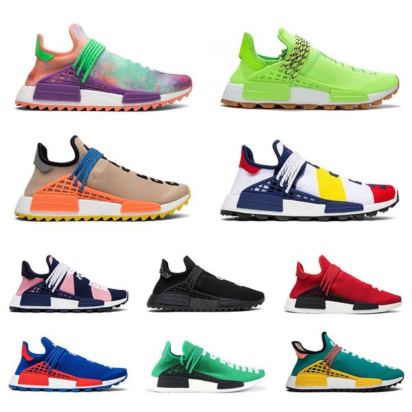 

hotsale nmd human race hu tr x bbc кроссовки pharrell williams oreo nerd солнечный пакет мать марка дизайнерская обувь мужские кроссовки жен, White;red