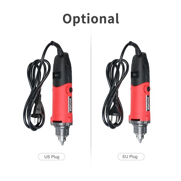 

kkmoon multifunctional ac220v electric grinder set 6-speed variable speed electric drill rotary tool with 16pcs accessories
