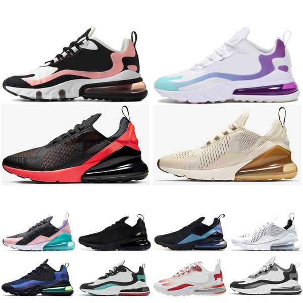 Os mais recentes reagir sapatos Bauhaus Crepúsculo roxo Bleached Coral Homens Mulheres tem um dia Bred THROWBACK FUTURAS Running Shoes