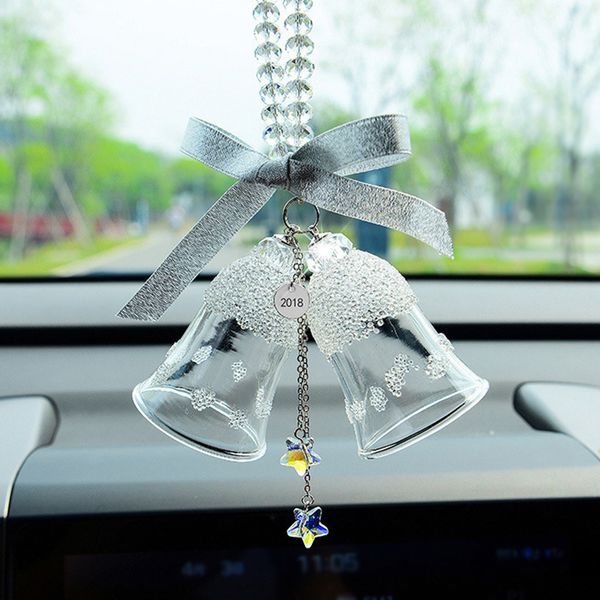 

car pendant crystal bling car hanging accessories for girls women pendants in hanging trim ornaments gifts mirror decor