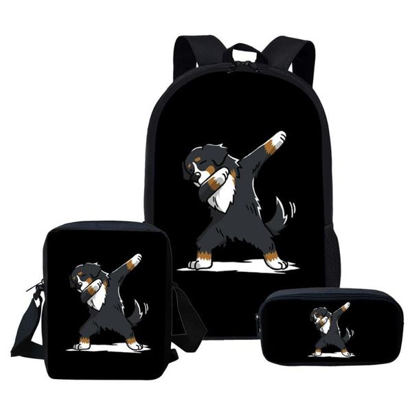 

imido bernese mountain dog school backpack girls backpack kids escolares infantis children school bags satchel mochilas plecak