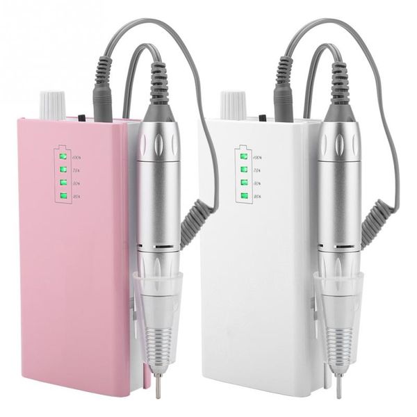 

30000 rpm portable electric nail drill machine rechargeable cordless manicure pedicure set for nail equipment ue/us plug