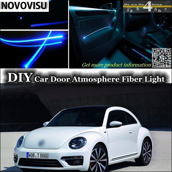 2019 Novovisu For Vw Beetle A5 Fusca Maggiolino Coccinelle Interior T Light Tuning Atmosphere Fiber Optic Light Door From Bestliner 46 75