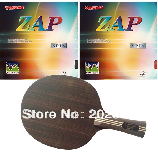 

ktl king long shakehand-fl with 2pieces yasaka zap spin no ittf biotech 2015 factory direct selling