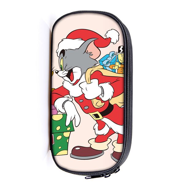 

santa cat cosmetic bag korean style women makeup bag pouch toiletry waterproof makeup organizer case necessaire