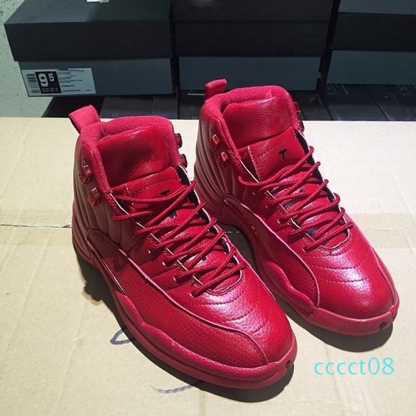 

дешевые горячая продажа 12 утепленных черно-антрацит центра красного мужчины баскетбол обувь 12s wntr дизайнер открытой спортивная обувь siz