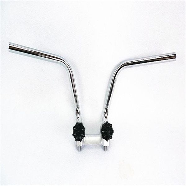 

universal fit chopper cafe racer cruiser bobber tracker motorcycle handlebar chrome 7/8" 22mm handlebar high-rise drag bar