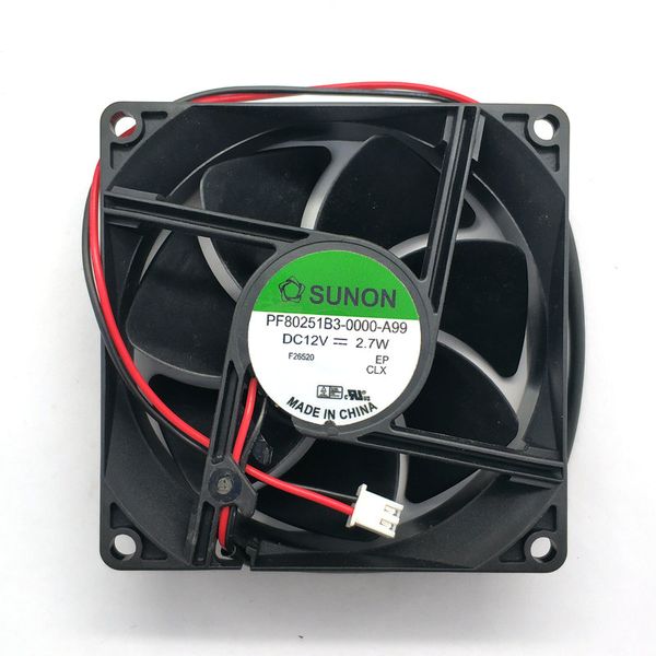 

new original for sunon pf80251b3-0000-a99 80*80*25mm 12v 2.7w 8cm cooling fan