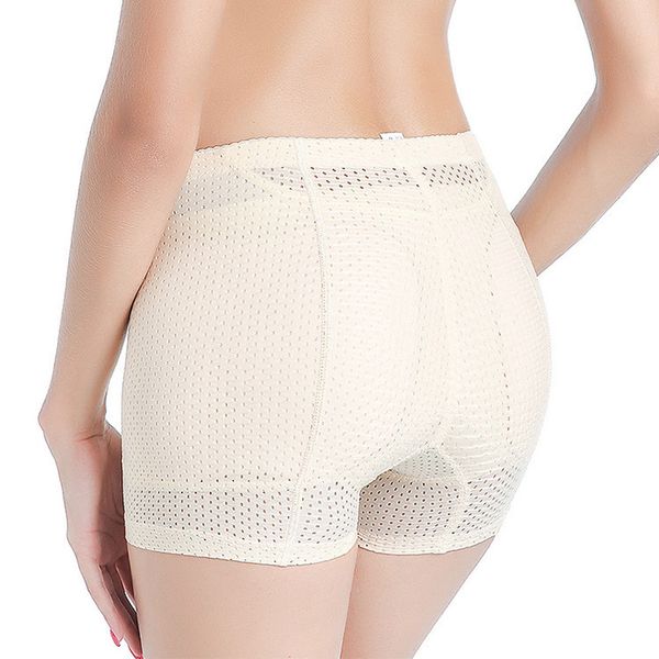 

panties panty body shaper push up bottom booty butt lifter 1pc invisible hip enhancer boyshorts padding shapewear, Black;white