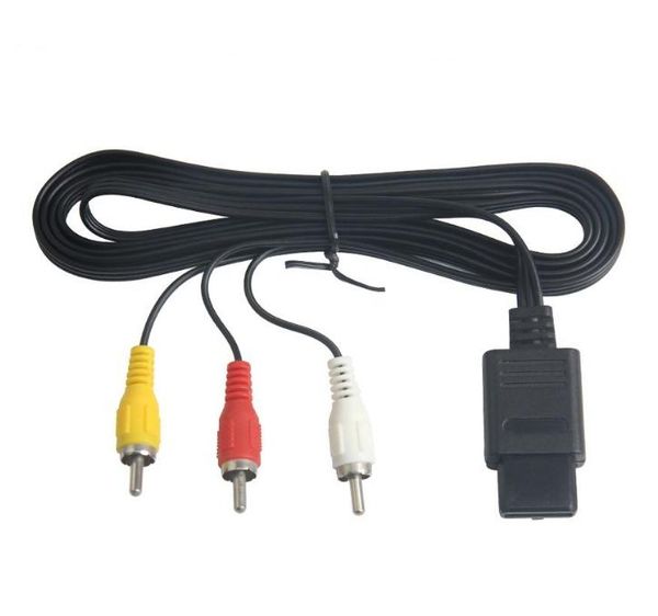 

factory wholesaler video games console cable 180cm av tv rca video cord cable for game cube for snes gamecube/for nintendo for n64