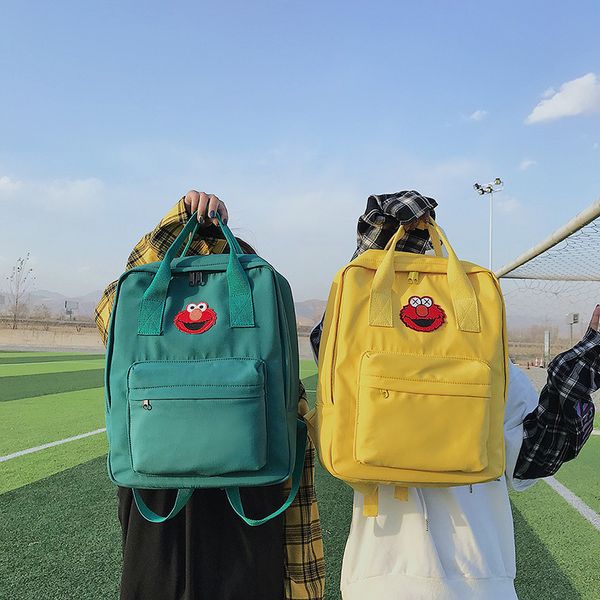 

new waterproof bag female korean ins student street shooting double backpack