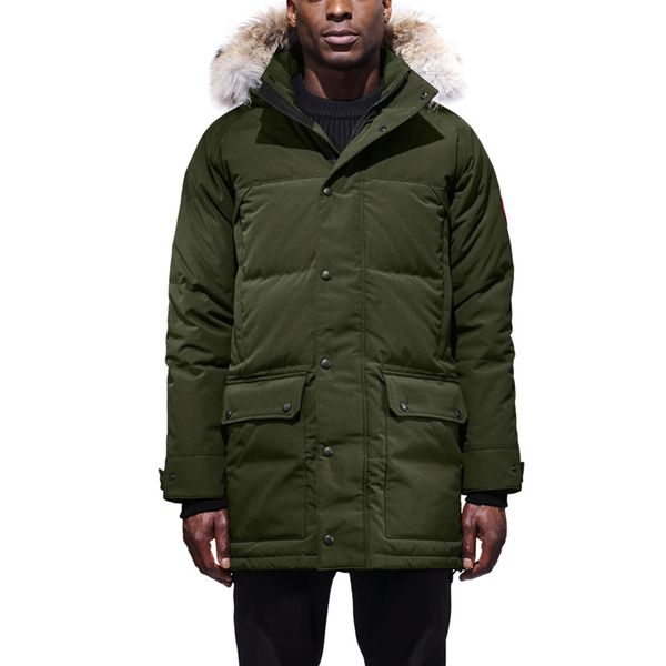 

dhl 2019 winter goose emory parka down men down jacket warm coat down jacket black blue windproof parka men outerwear