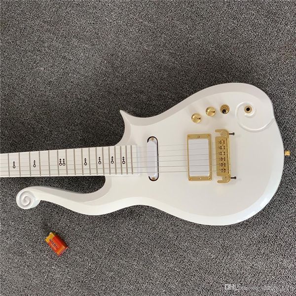 

series prince white cloud guitar - hand made w/ case